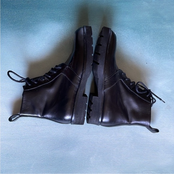 Everlane Leather Lace Up Boots - Picture 5 of 11